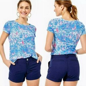 Lilly Pulitzer Etta Scoop Neck T Shirt